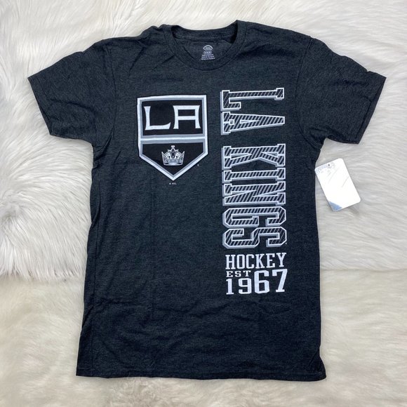 NHL Other - Los Angeles Kings NHL Heather Black Performance Short Sleeve T-Shirt Mens M NWT